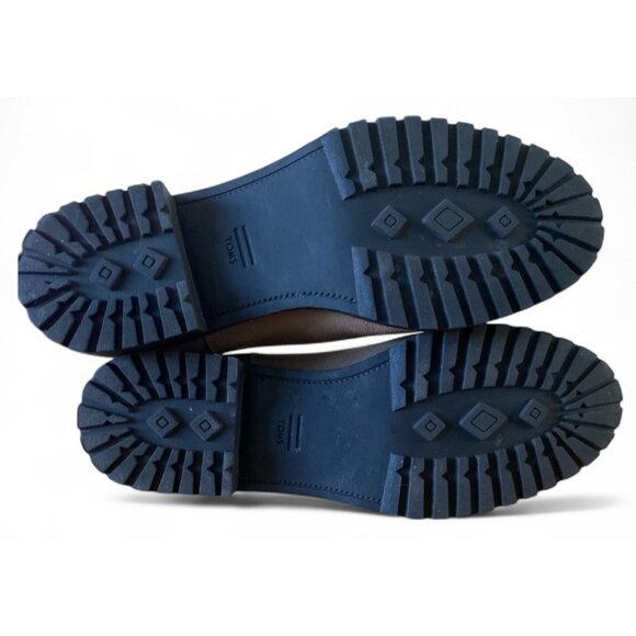 Toms Cleo Water-Resistant Chelsea Boots Size 7 Taupe Gray Pull-On Stretch - Picture 4 of 5